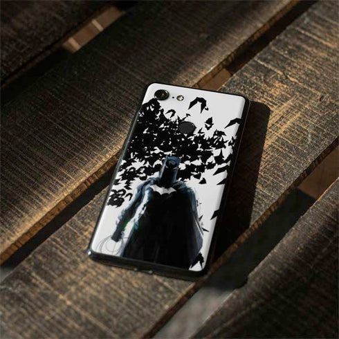DC Comics Batman Holding batarang Art Google Pixel 3 Skin